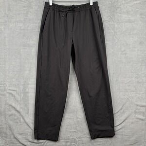 Lululemon‎ On the Fly Woven Black Drawstring Ankle Pants Womens